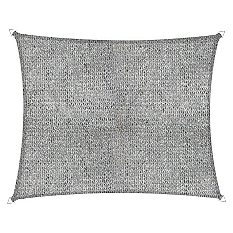 Windhager Sonnensegel Elba (L x B: 3,6 x 2,6 m, Grau)