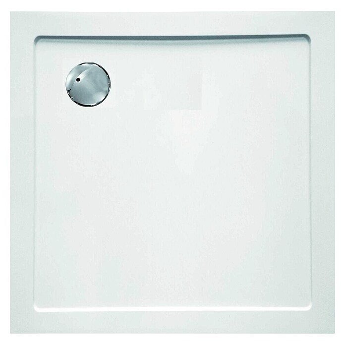 Sanotechnik Tuš kada  (D x Š: 80 x 80 cm, Kompozitni materijal, Bijele boje, Pravokutno) | BAUHAUS