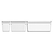 Rotho Kühlschrankorganizer-Set Loft (Kunststoff, Transparent, 3 Stk.) | BAUHAUS