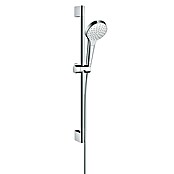 Hansgrohe Croma Select S Brausegarnitur 110 (Lochabstand: 62,5 cm, Art Strahl: Rain, Chrom/Weiß) | BAUHAUS