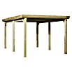 Weka Carport Optima (5,12 x 3,22 m, Einfahrtshöhe: 2,15 m, Schneelast: 125 kg/m²)