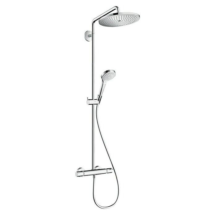 Hansgrohe Croma Select S Sistema de ducha (Caudal de agua: 9 l/min, Número de tipos de chorro: 3 ud., Cromo) | BAUHAUS