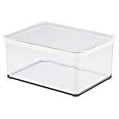 Rotho Vorratsdose Loft (L x B x H: 20 x 15 x 9,6 cm, Kunststoff, Weiß/Transparent)