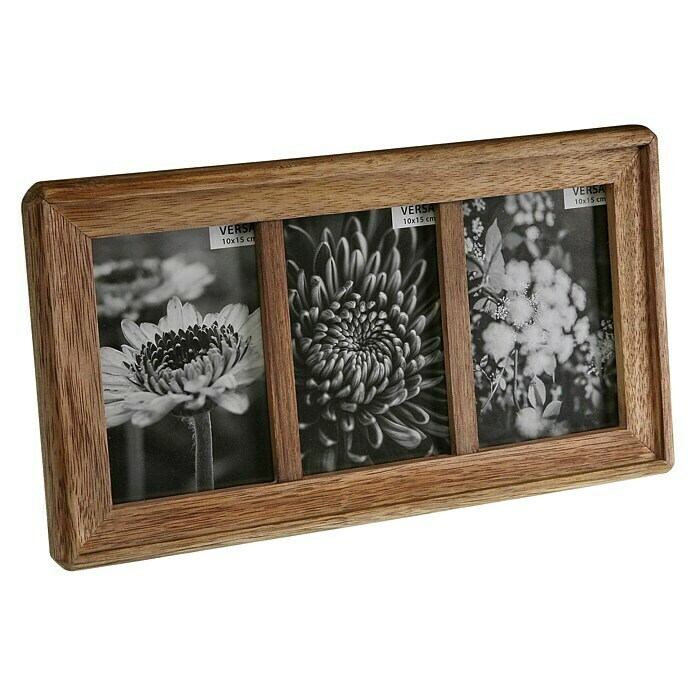 Portafotos multiple de pared para 8 fotos de 10x15 plastico negro