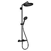 Hansgrohe Croma Select S Sistema de ducha (Caudal de agua: 9 l/min, Número de tipos de chorro: 3 ud., Negro) | BAUHAUS