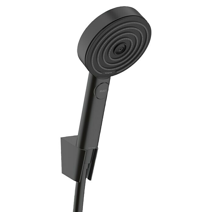 Hansgrohe Brause-Set Pulsify Select S 105 (Anzahl Strahlarten: 3 Stk., Durchmesser Handbrause: 10,5 cm, Schwarz, Länge Brauseschlauch: 160 cm) | BAUHAUS