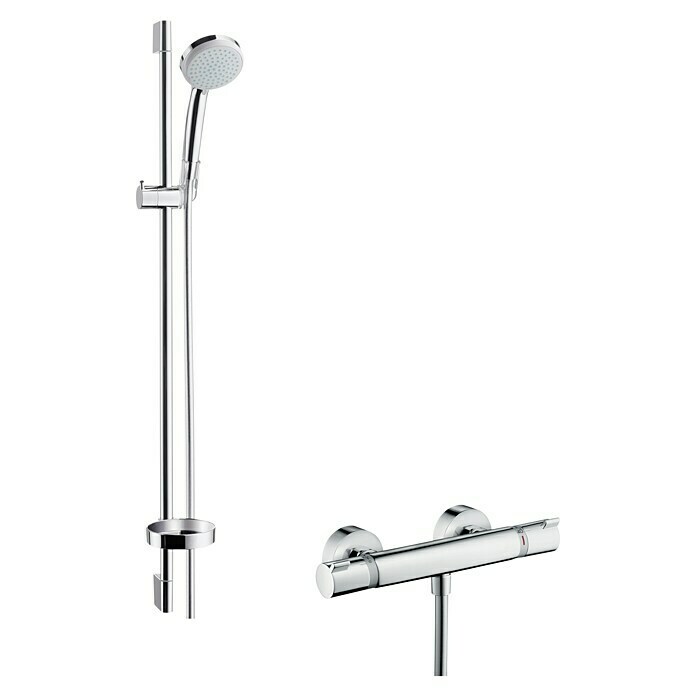 Hansgrohe Croma 100 Brause-Set (Lochabstand: 91,5 cm, Chrom) | BAUHAUS