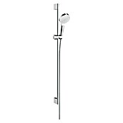 Hansgrohe Crometta Brausegarnitur 100 (Lochabstand: 91,5 cm, Art Strahl: Rain, Chrom, Wassersparfunktion) | BAUHAUS