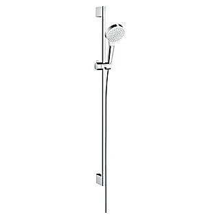 Hansgrohe Crometta Brausegarnitur 100 (Lochabstand: 91,5 cm, Art Strahl: Rain, Chrom, Wassersparfunktion)