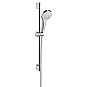 Hansgrohe Croma Select S Conjunto de ducha (Distancia entre orificios: 62,5 cm, Cromo y blanco, Función de ahorro de agua) | BAUHAUS