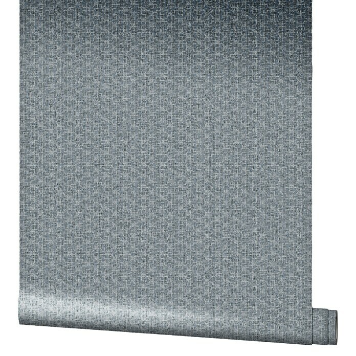 SCHÖNER WOHNEN-Kollektion Vliestapete Bouclé (Blaugrau, Uni, 10,05 x 0,53 m)
