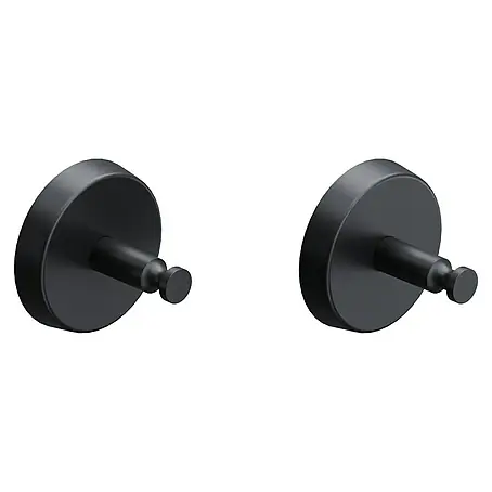 BAUHAUS  Handtuchhaken Black
