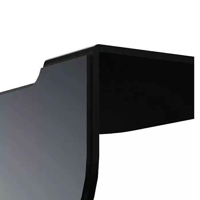 Camargue Antwerpen Ablage - Breite: 15 cm, Schwarz, Matt - Detailaufnahme