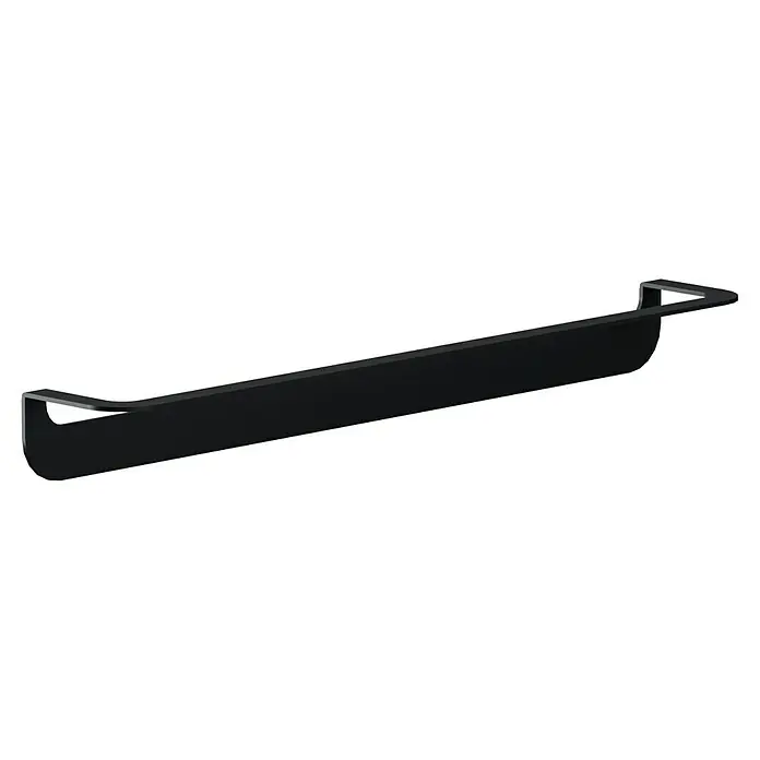 Camargue Antwerpen Badetuchhalter - Breite: 58 cm, Schwarz, Matt - Schwarze Handtuchstange mit einem minimalistischen Design. Ideal zur Aufbewahrung von Handtüchern im Badezimmer oder in der Küche.