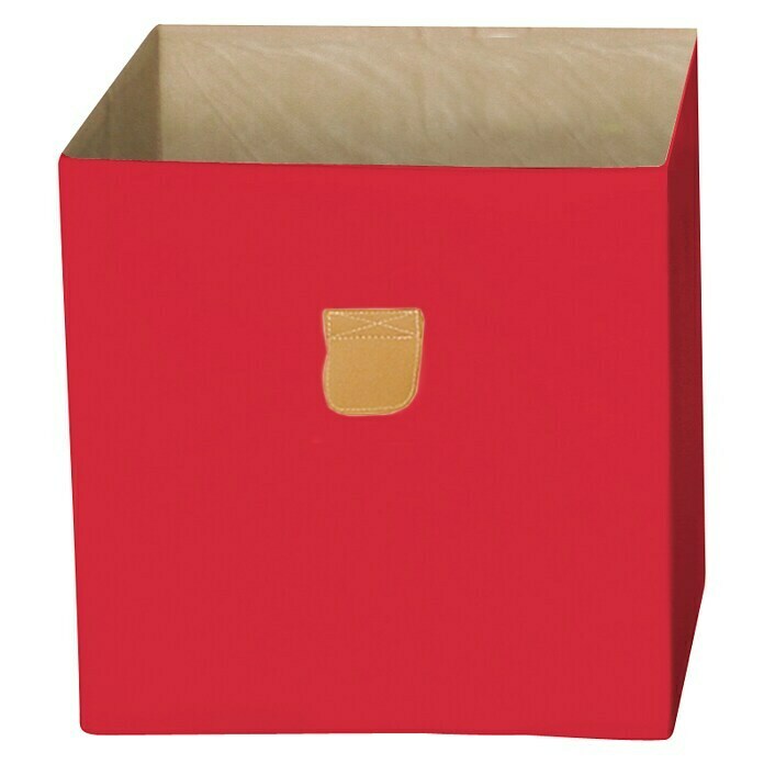 Phönix Aufbewahrungsbox Stor ItL x B x H: 34 x 34 x 34 cm, Polyester-Canvas, Rot Front View