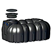 Rewatec Flachtank Neo (Gesamt Fassungsvermögen: 7.100 l, Schwarz, 250 mm hoher Domschacht) | BAUHAUS