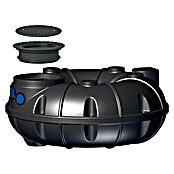 Rewatec Flachtank Neo (Gesamt Fassungsvermögen: 1.500 l, Schwarz, 250 mm hoher Domschacht) | BAUHAUS