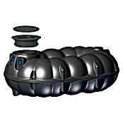 Rewatec Flachtank Neo (Gesamt Fassungsvermögen: 5.000 l, Schwarz, 250 mm hoher Domschacht) | BAUHAUS