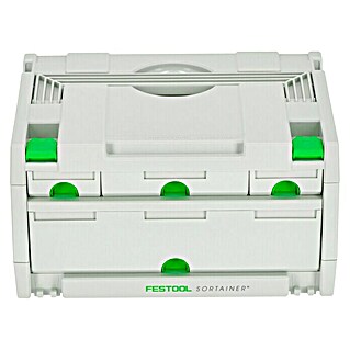 Festool Kleinteilemagazin Sortainer SYS 3-Sort/4 (Anzahl Schubladen: 4 Stk., 29,5 x 39,5 x 21 cm)