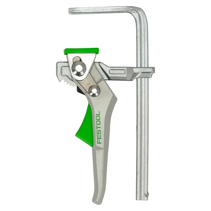 Festool Hebelzwinge FS-HZ 160 - Spannweite: 160 mm - Produktbild einer Festool Einhandzwinge, ideal zum schnellen und sicheren Fixieren von Werkstücken mit einer Hand. Robuste Bauweise.