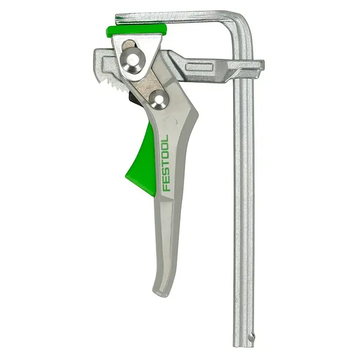 Festool Hebelzwinge FS-HZ 160 - Spannweite: 160 mm - Festool Einhandzwinge mit ergonomischem Griff für müheloses Spannen und zuverlässigen Halt beim Werkstückfixieren in Ihrer Werkstatt.