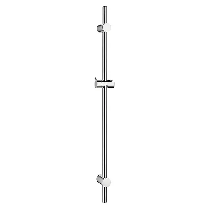 Hansgrohe Brausestange Unica Reno - Höhe: 72 cm, Chrom - Chromfarbene Duschstange mit verstellbaren Halterungen für eine flexible Duschkopfausrichtung im Badezimmer.