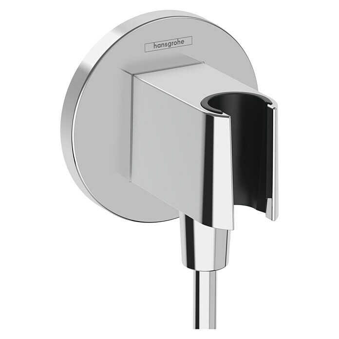 Hansgrohe Wandanschlussbogen FixFit S (½″, Chrom, Rund) | BAUHAUS