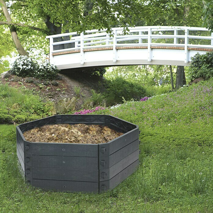 KHW Komposter SK 550 Basismodul (550 l, 130 x 50 cm)