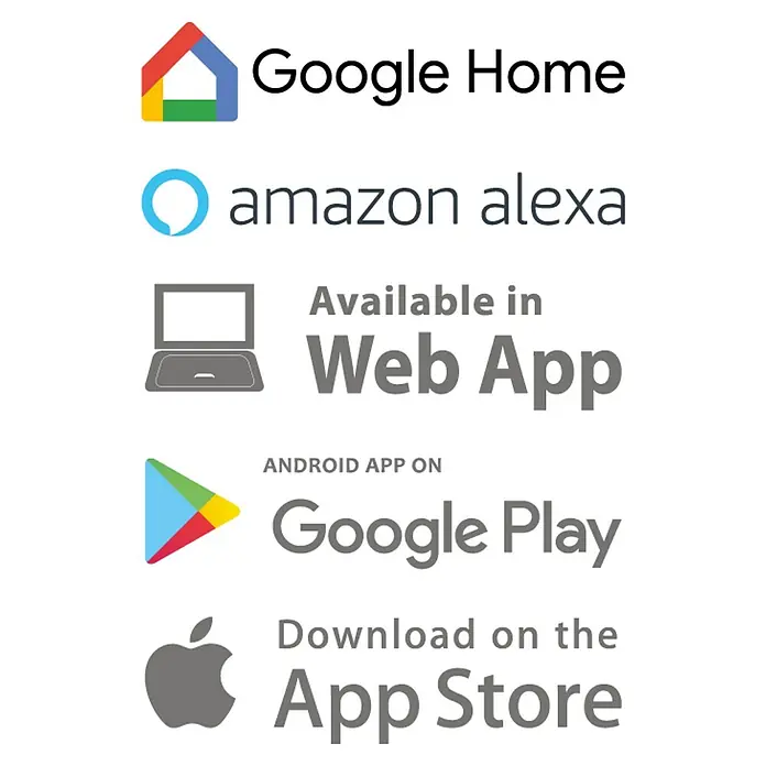 ClimaStar Speichersteinheizung WiFi Curve - Raumgröße bis ca. 18 m², Pearl White - Smart Home App Kompatibilität: Google Home, Amazon Alexa, Web App, Google Play und App Store für nahtlose Steuerung und Integration.
