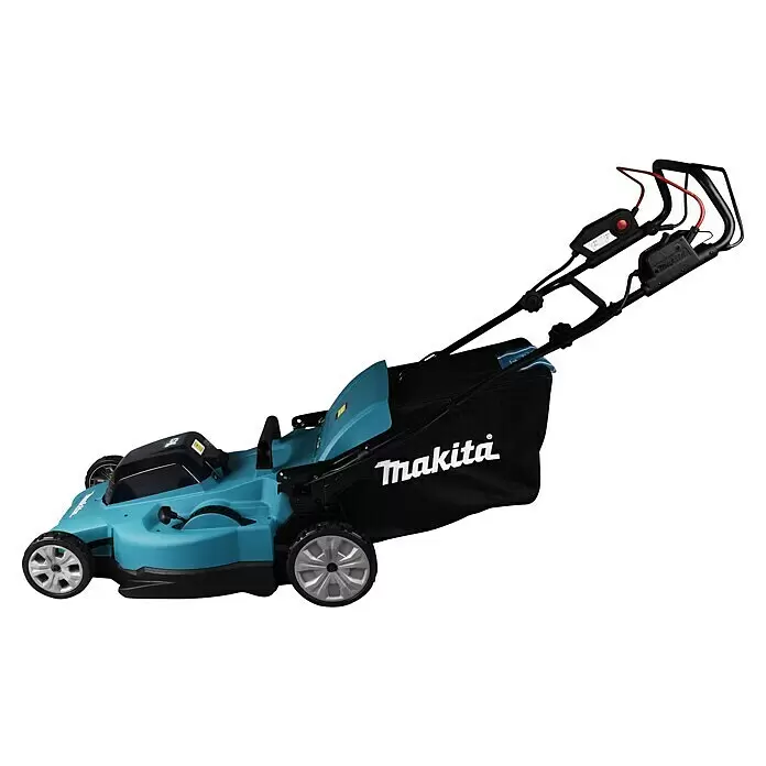 Makita LXT 18V Akku-Rasenmäher DLM539PT2 - 36 V, 2 Akkus, 5 Ah, Schnittbreite: 53,4 cm - Linke Seitenansicht