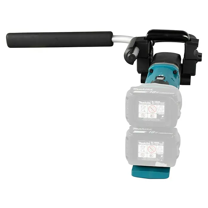 Makita LXT 18V Akku-Erdbohrer DDG460ZX7 - 36 V, Li-Ionen, Ohne Akku - Makita DRC300 Akku-Trockensauger mit robustem Griffsystem und effizienter Staubentfernung für den professionellen Einsatz.