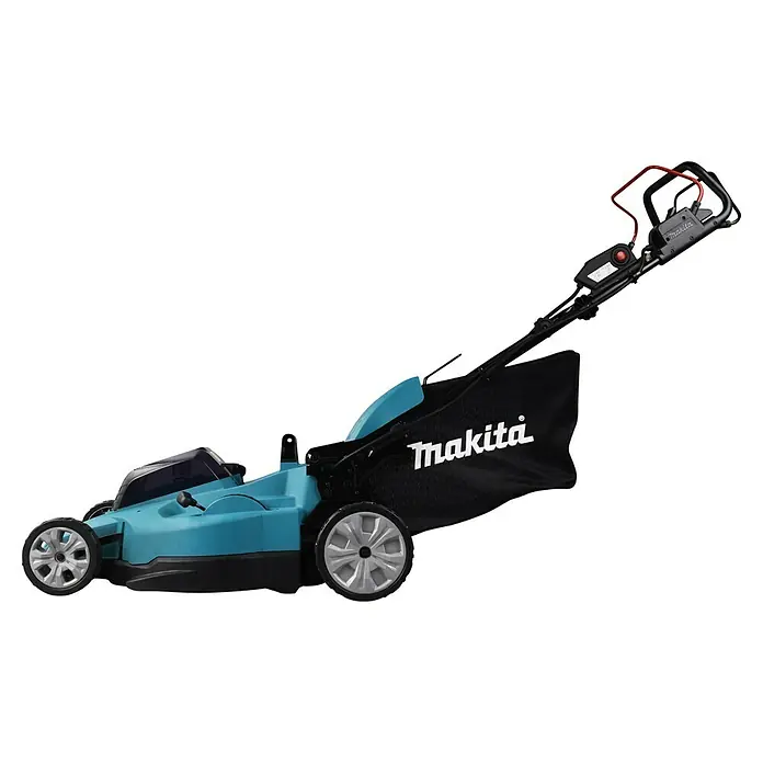 Makita LXT 18V Akku-Rasenmäher DLM539PT2 - 36 V, 2 Akkus, 5 Ah, Schnittbreite: 53,4 cm - Makita Akku-Rasenmäher für präzises Rasenmähen. Leistungsstark und effizient, für einen gepflegten Garten.
