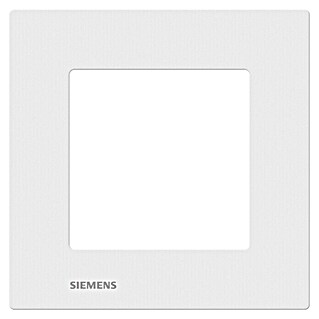 Siemens DELTA Viva Abdeckrahmen SIE039789 (Polar Weiß, 1-fach, Kunststoff, Unterputz)