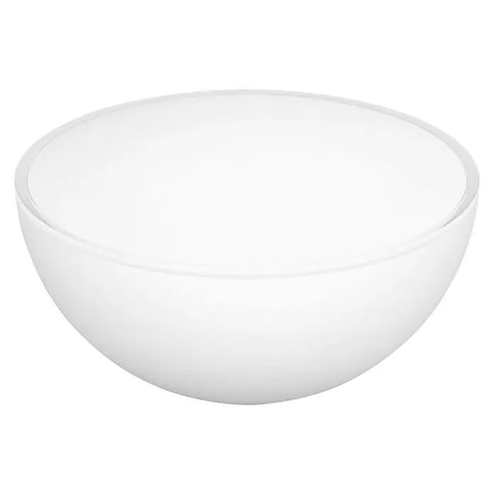 Philips Hue LED-Tischleuchte Go - 6 W, L x B x H: 15 x 15 x 7,9 cm, RGBW - Weiße Halbkugel-Deckenleuchte für moderne Innenräume, die ein sanftes und diffuses Licht bietet, ideal für Wohn- und Schlafräume.