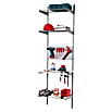 Phönix Wandregal-Set Staxx Garage (L x B x H: 62 x 65 x 223,6 cm, Traglast: 20 kg/Boden, Weiß/Silber)