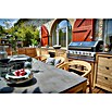 Sunfun Zoe Gartentisch (L x B x H: 220 x 100 x 77 cm, Keramik/Teak, Rechteckig, Naurbraun/Anthrazit) | BAUHAUS