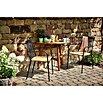 Envy Gartensessel Eva (Rattan/Geflecht, Stapelbar, Schwarz/Natur, B x T x H: 58 x 54 x 84 cm) | BAUHAUS