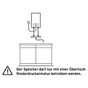 Vaillant Obertischspeicher VEN 5 O Plus (Fassungsvermögen: 5 l, Heizleistung: 2.000 W, Temperaturbereich: +7 °C bis +85 °C)