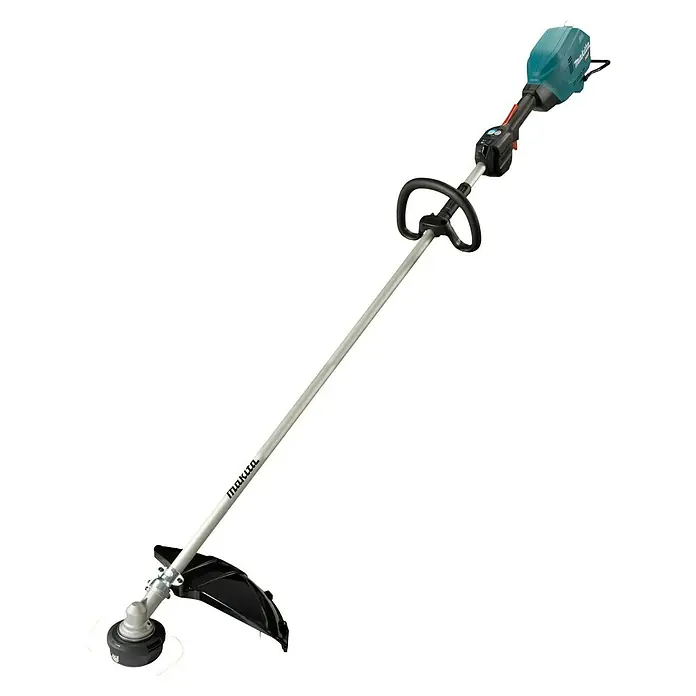 Makita XGT 40V max. Akku-Freischneider UR007GZ01 - 40 V, Ohne Akku, Schnittbreite Faden: 43 cm, Schnittbreite Messer: 25,5 cm - Akku-Rasentrimmer von Makita mit verstellbarem Griff und Trimmerkopf für präzises Kantenschneiden. Ideal für Gartenarbeiten.