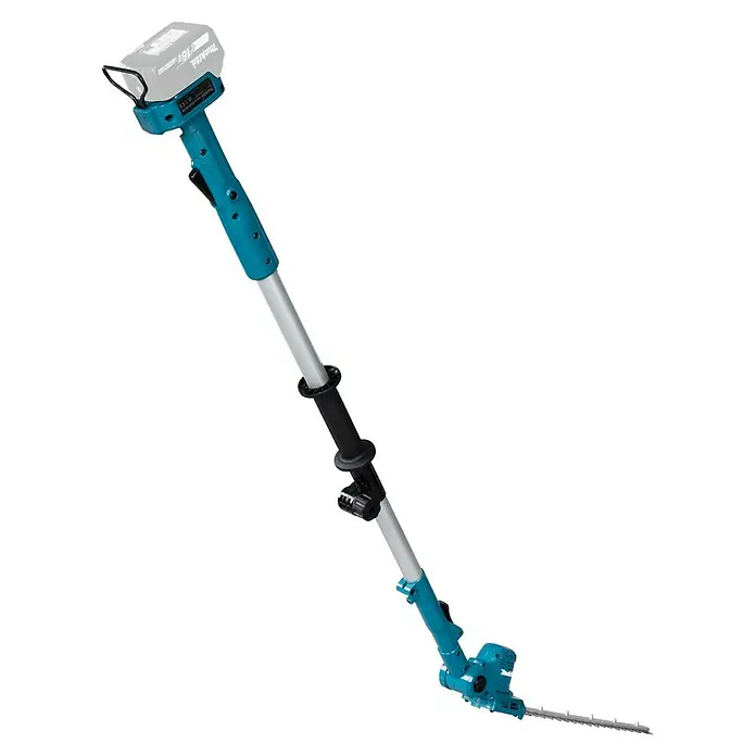 Makita LXT 18V Akku-Heckenschere DUN461WZ - 18 V, Li-Ionen, Ohne Akku, Schnittlänge: 46 cm - Der Makita Akku-Hochentaster ist ein vielseitiges Werkzeug zum mühelosen Trimmen von hohen Hecken und Sträuchern im Garten.