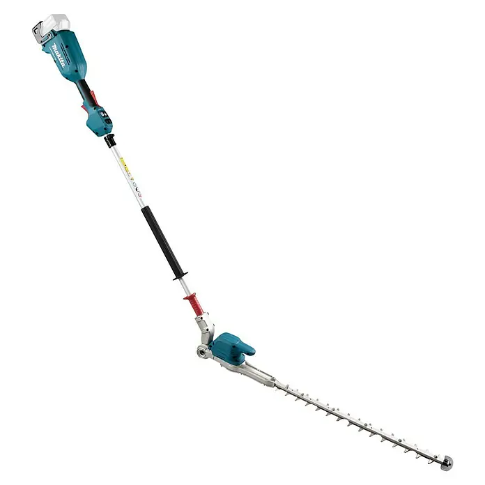 Makita LXT 18V Akku-Heckenschere DUN500WZ - 18 V, Li-Ionen, Ohne Akku - Eine Makita Akku-Heckenschere mit langem Schaft, ideal für hohe Hecken und schwer erreichbare Stellen im Garten.