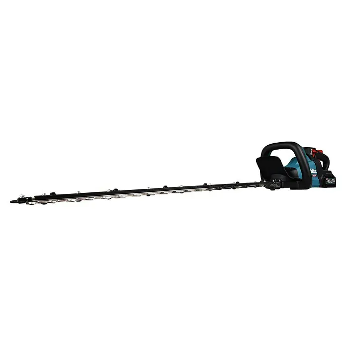 Makita XGT 40V max. Akku-Heckenschere UH007GD201 - 40 V, Li-Ionen, 2 Akkus, Schnittlänge: 75 cm - Eine Akku-Heckenschere von Makita mit scharfen Klingen für präzise Gartenschnitte, ideal für professionelle Anwender und ambitionierte Gärtner.