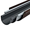 DACHRINNE-HALBRUND  RG 100,mm 2m ANTHRAZIT
