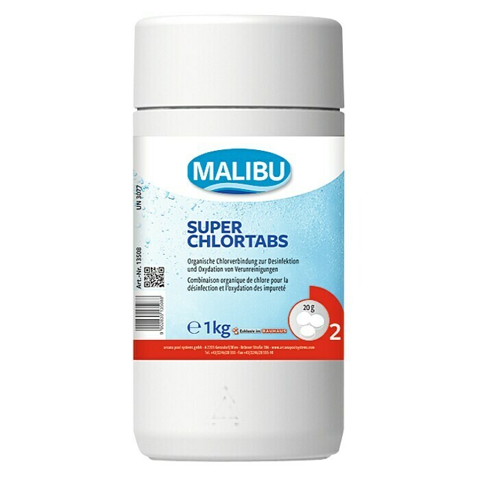 Malibu Super-Chlortabs 20 g1 kg Unknown