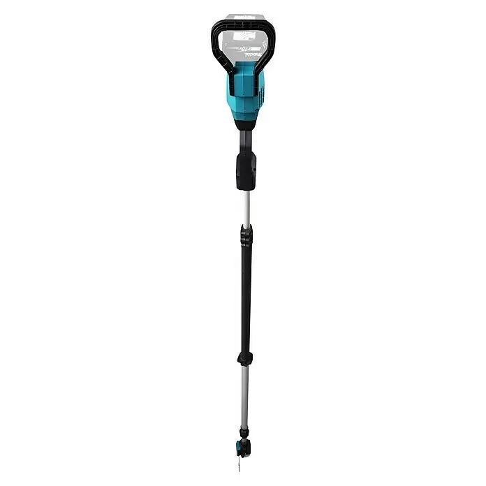 Makita LXT 18V Akku-Hochentaster DUA301Z - 36 V, Ohne Akku, Schwertlänge: 30 cm - Blau-schwarze Makita 18V Akku-Astsäge mit langem Schaft, Griff oben und kleinem Sägeblatt zum Beschneiden.