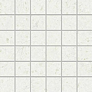 Mozaik pločica Goldstone Snow (30 x 30 cm, Svijetlo siva)