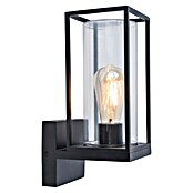 Lutec Außenwandleuchte FLAIR (40 W, 12 x 17,2 x 31,3 cm, Schwarz-matt, IP44) | BAUHAUS