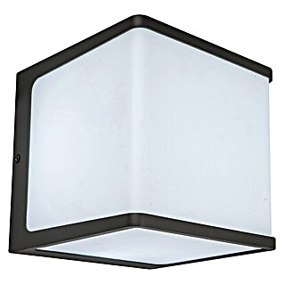 Lutec Doblo LED-Außenwandleuchte DOBLO (19,1 W, 15 x 15 x 15 cm, Anthrazit, IP54)
