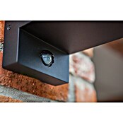 Lutec Sensor-Außenleuchte FLAIR (40 W, 17,2 x 12 x 31,3 cm, Schwarz-matt, IP44, Bewegungsmelder, Nach oben gerichtet) | BAUHAUS