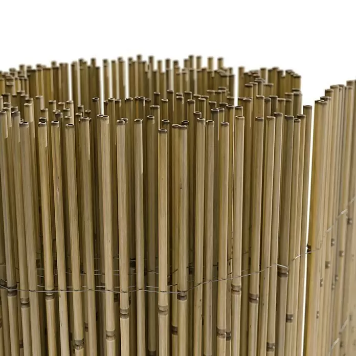 T & J Schilfrohrmatte Sylt - 600 x 180 cm, Geeignet für: Sichtschutz - Gerollter Bambuszaun aus Naturholz für Sichtschutz oder Dekoration.